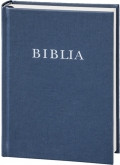 Biblia, revideált új fordítású, középméret, vászon, kék