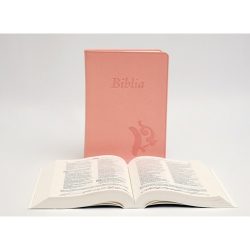 Biblia - Középméretű, varrott kiállítású, rózsaszín