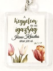 Kulcstartó - tulipános