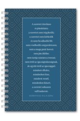 Szeretet, kék jegyzetfüzet Szeretet, kék jegyzetfüzet