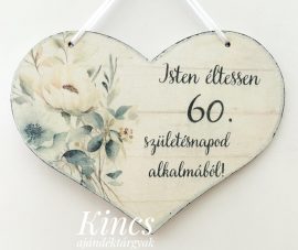 Fa tábla 60. születésnapra