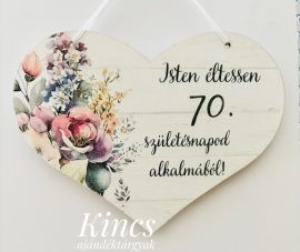 Fa tábla 70. születésnapra
