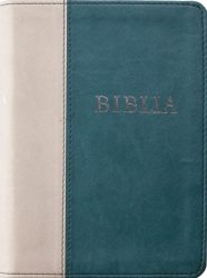 Biblia (RÚF 2014), puhatáblás, varrott, zöld