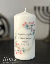 Igés gyertya - karácsonyi 1