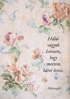 Hálanapló - Mertem bátor lenni (vintage rózsák)