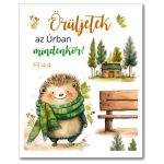 Kulcstrartó - süni