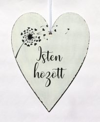 Ajtódísz - Isten hozott - pitypang 
