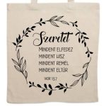 Vászontáska-Szeretet