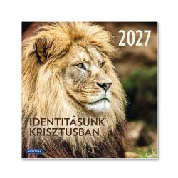 Négyzetes, tűzött falinaptár 2027  – Identitásunk Krisztusban (állatos)